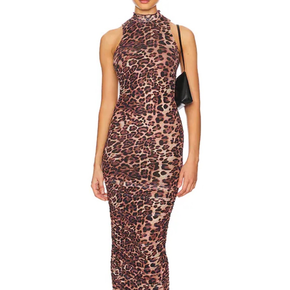 SNDYS Leopard Print Dress
